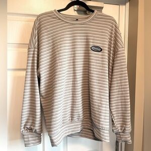 Striped sweatshirt pull over